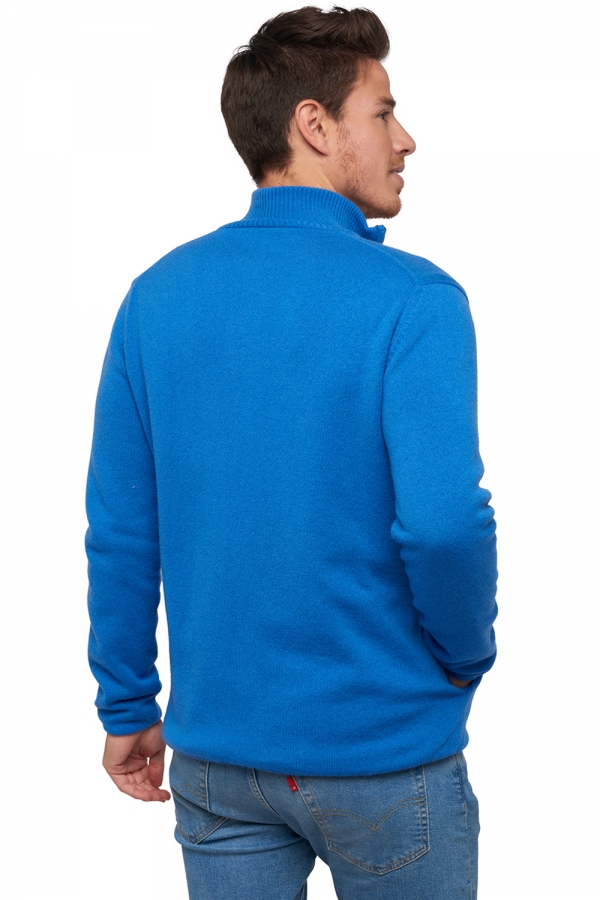 Cashmere & Yak men chunky sweater vincent midnight blue tetbury blue 3xl